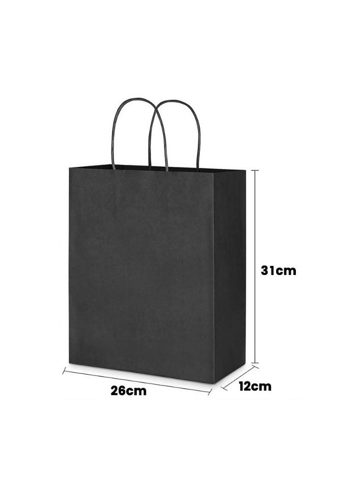 Generic 25 Pcs Black Gift Paper Bag / 31*26*12 cm  - Image 2