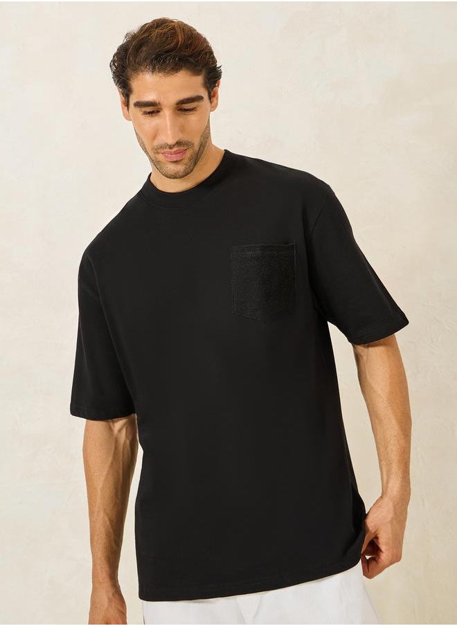 Reverse Pocket Detail Cotton Terry Oversized T-Shirt - pzsku/Z78ECBFF8F0023C1D376DZ/45/_/1720199342/f4b9fb7a-4ccb-43db-8213-3868cdb32bd8
