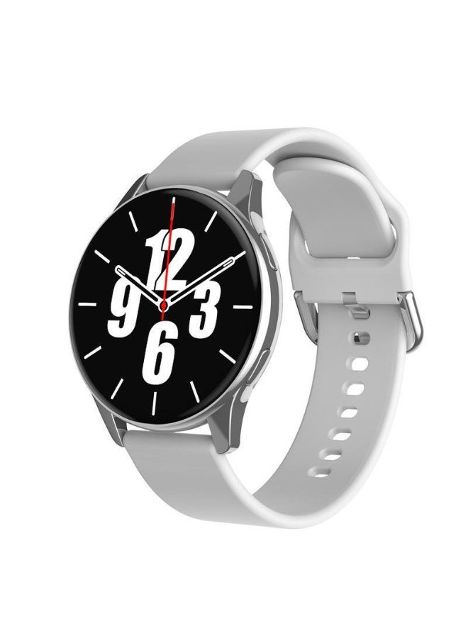 Business smartwatch, waterproof fitness watch, Bluetooth calling, compatible with Android and iOS systems, heart rate monitoring, silver. - Image 1