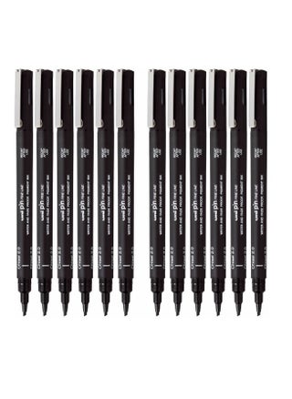 12-Piece Unipin Chisel Tip Drawing Pen 2.0mm Tip Black Ink - pzsku/Z78ECC8BF264C68E48C35Z/45/_/1652186832/86549f0e-e6ac-49f6-822b-d9395a022ae5