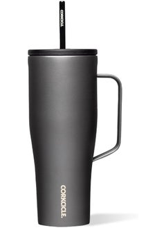 CORKCICLE Corkcicle 30oz Tumbler With Handle, Ceramic Slate, Reusable Water Bottle, Triple Insulated Stainless Steel Travel Mug, BPA Free, Keeps Beverages Cold 12 Hours, Tumbler with Lid and Straw, Cold Cup XL  - Image 1