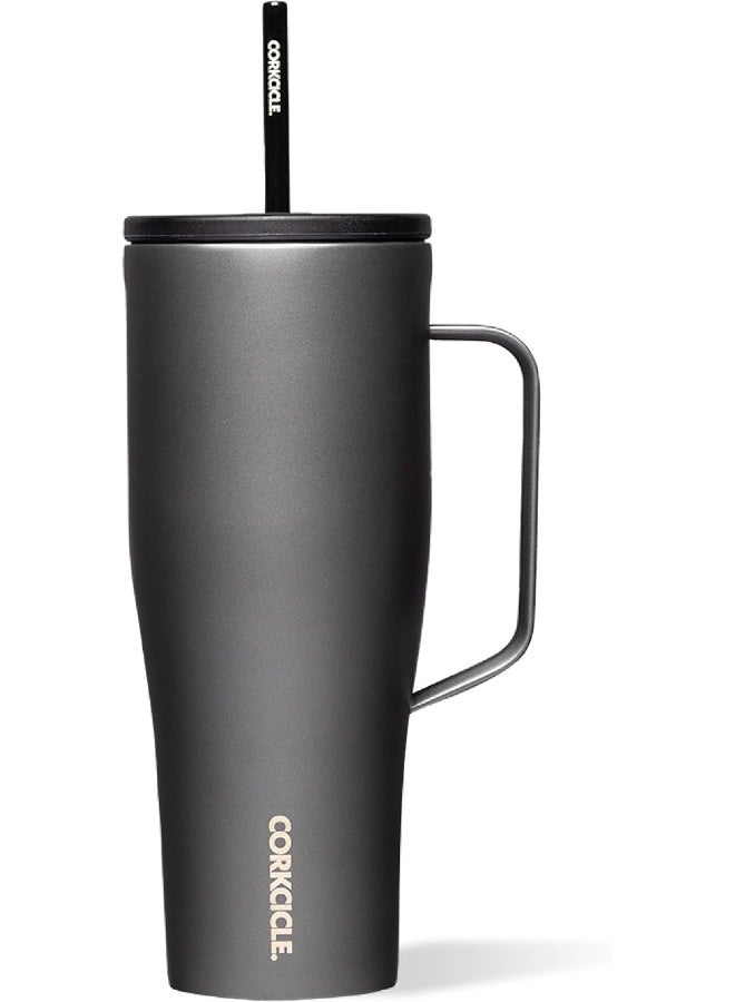 Corkcicle 30oz Tumbler With Handle, Ceramic Slate, Reusable Water Bottle, Triple Insulated Stainless Steel Travel Mug, BPA Free, Keeps Beverages Cold 12 Hours, Tumbler with Lid and Straw, Cold Cup XL - Image 1