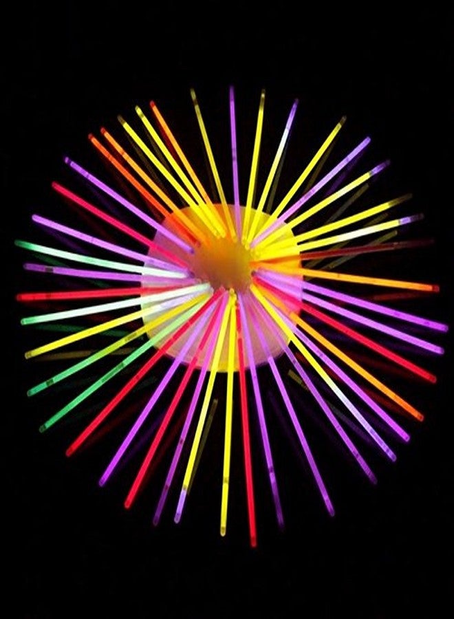 Chocozone Light up Toys Glow Sticks Mixed Colors Party Favors Supplies for Kids Birthdays (Glow Bracelets,Multicolor) (Pack of 50) - Image 5