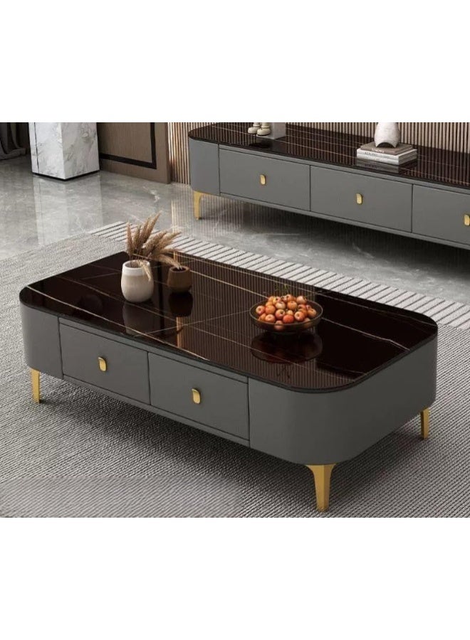Modern Light Luxury Coffee Table - Image 1