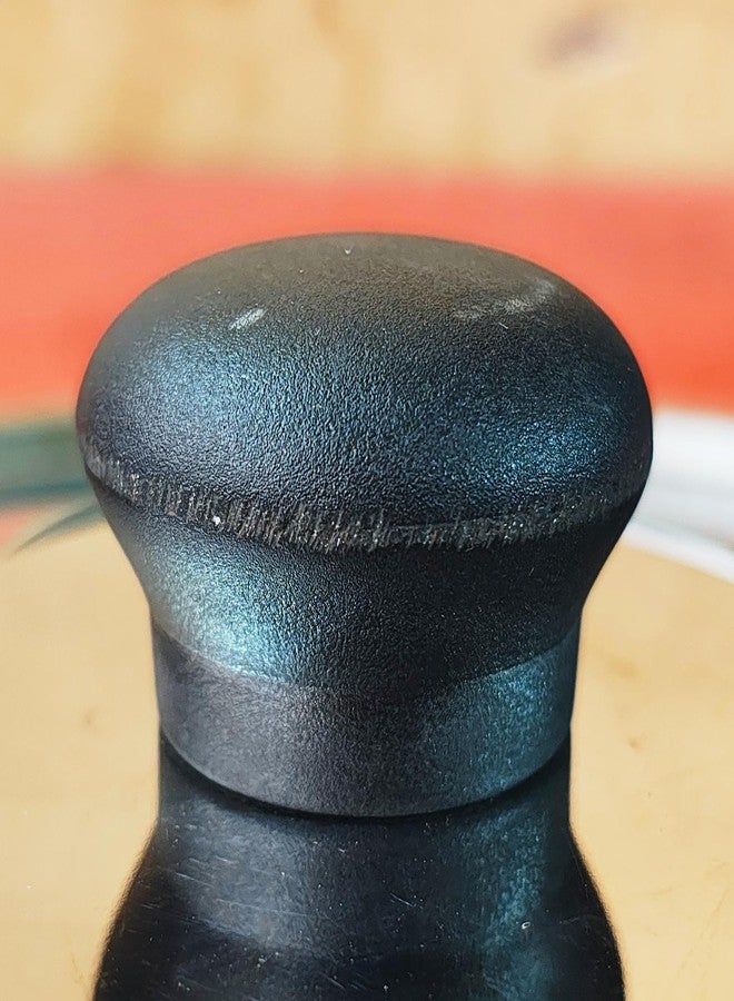 FLIXBLOOM Kitchen Mushroom Shape Knob for All Types of lids with Holes | Pan Lid Replacement Knob | Strong and Durable | Lid Pull-Tab with Screw | Cookware Dhakkan Knobs (3, BAKELITE KNOB) - Image 3