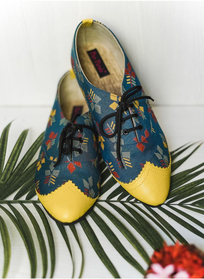Yoo Street Dual Textured Printed Oxfords Shoes: A Fusion of Style and Sophistication  - Image 5