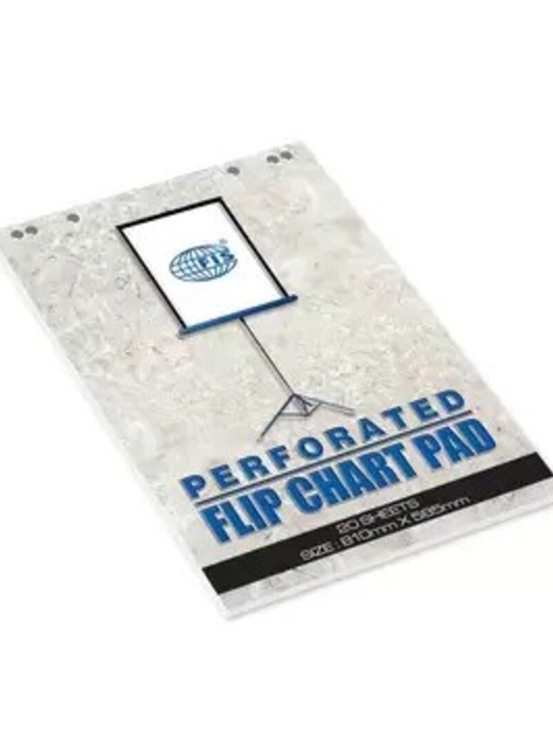 FIS Flip Chart Pads, 80 gsm - 585 x 810 mm (20 Sheets)