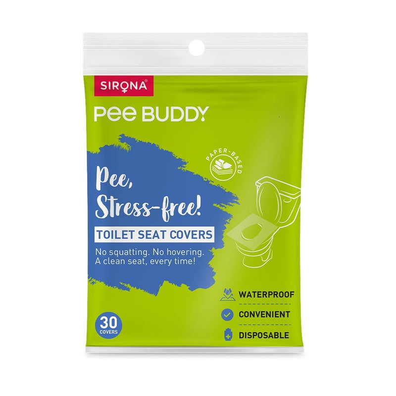 PEE BUDDY Disposable Toilet Seat Covers - 30 Sheets (Pack of 1) | No Direct Contact with Unhygienic Seats| Easy To Dispose| Nature Friendly| Must Have For Women and Men - Image 5