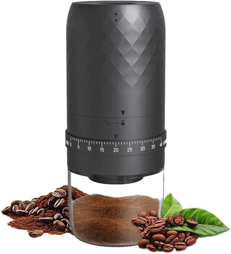 SIGBOT Coffee Grinders for Home Use - 40 Adjustable Settings, Portable Coffee Bean Grinder with Cleaning Brush, Espresso Grinder for Travel, Camping, Home & Office. - Image 1