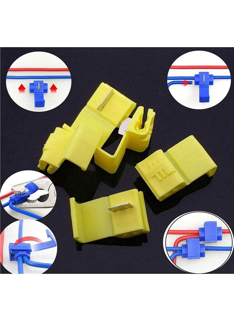 DIY Crafts DIY Crafts CTDIYHI50274 Electrical IDC 07525mm Wire Connector Double Run or Tap 18 16 AWG 075x126in WxL 15A Max  - Image 4
