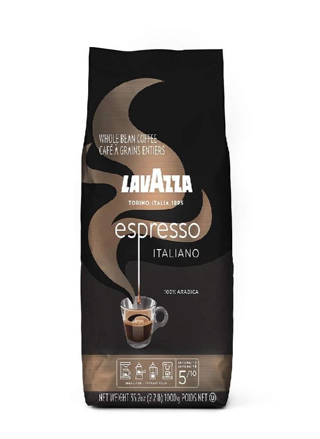 Lavazza - Lavazza Espresso Italiano Whole Bean Coffee Blend, Medium Roast, 2.2 Pound Bag (Packaging may vary) Premium Quality Arabic - Image 1
