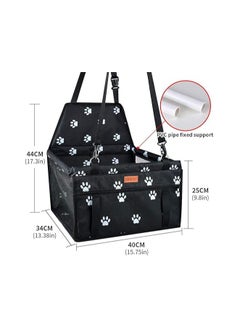 General Pet Car Booster Seat Travel Carrier Cage, Oxford Breathable Folding Soft Washable Travel Bags for Dogs Cats or Other Small Pet  - Image 2
