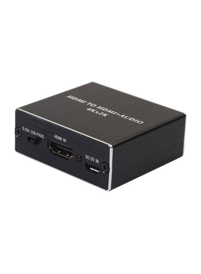 NIBEMINENT HDMI To 3.5 mm Analog Audio Adapter Black - Image 5