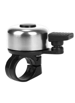 Umiwin Bike Bell, Cute Mini Bicycle Bell, Crisp Bike Bells for Adults and Kids, Bicycle Bells for Handlebars, Loud Cycling Ring Bell for Road Bike Mountain Bike Scooter - 2 Pack Black Silver  - Image 2
