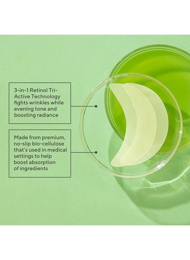 Murad Dr. Zion Retinol Youth Renewal Eye Masks – No-Slip Under Eye Patches for Fine Lines, Wrinkles, Crow's Feet and Puffy Eyes - Full Absorption Treatment Strips, 5 Pairs - Image 2