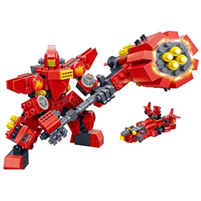 BanBao 2 IN 1 MECH II BUILDING BLOCKS ROBOT SET 351 PIECES - Image 2