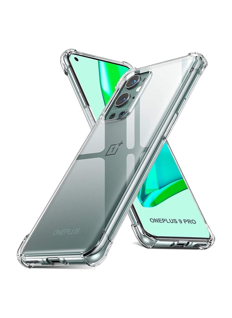 Case for OnePlus 9 Pro Case Cover Back Air Cushion Soft Silicone Shockproof Anti-Scratch Protective Bumper Shell Corner,