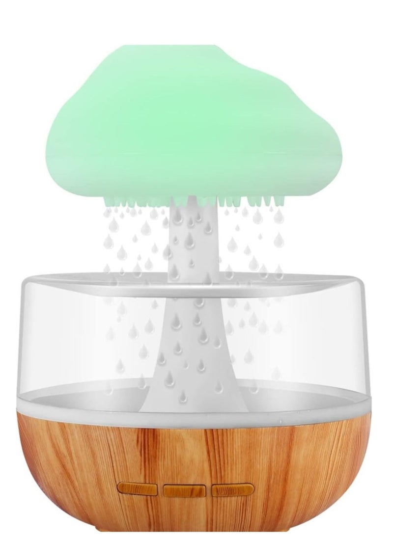 ELTRAZONE ELTRAZONE Raining Cloud Night Light Aromatherapy Essential Oil Diffuser Micro Humidifier Desk Fountain Bedside Sleeping Relaxing Mood Water Drop Sound  - Image 1