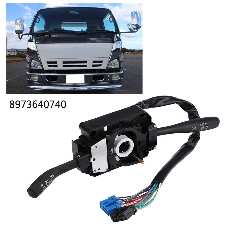 klarako Turn Signal Switch, Multifunction Turn Signal Indicator and Wiper Control Combination Switch Replacement for Isuzu NPR NPR NQR Chevy GMC, Replace 8973640740 - Image 3