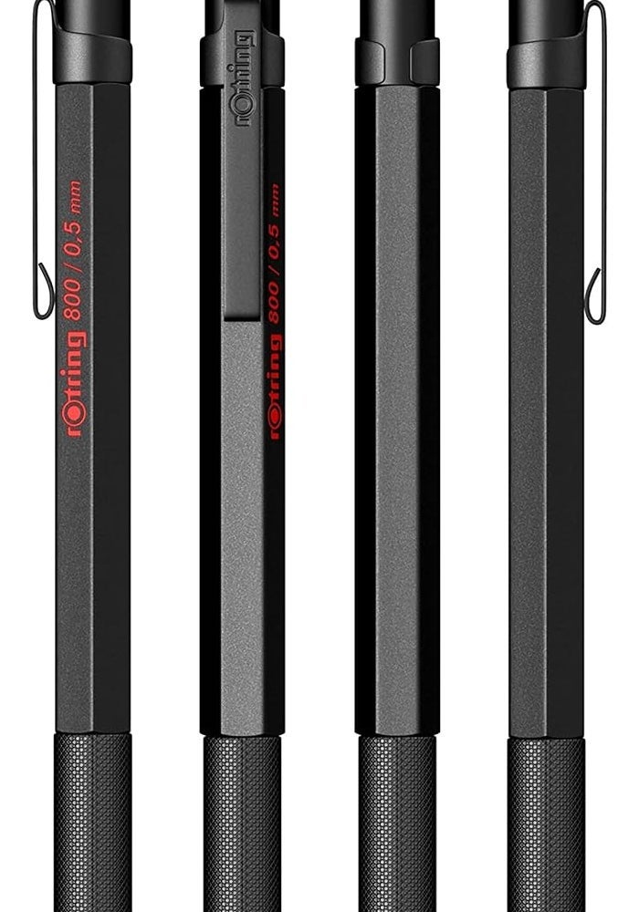 Rotring 800+ Hybrid Stylus Mechanical Pencil - Black (0.5 mm) - Image 3