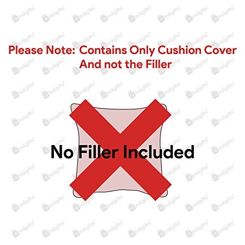 Indigifts Cushion Pillows for Sofa Designer Colorful Cushion Covers 18 x 18 Inch Set of 3 - Cushion for Diwali Decor Items for Home:: Abstract Print Cushion Cover Combo for Home Decoration - Image 4