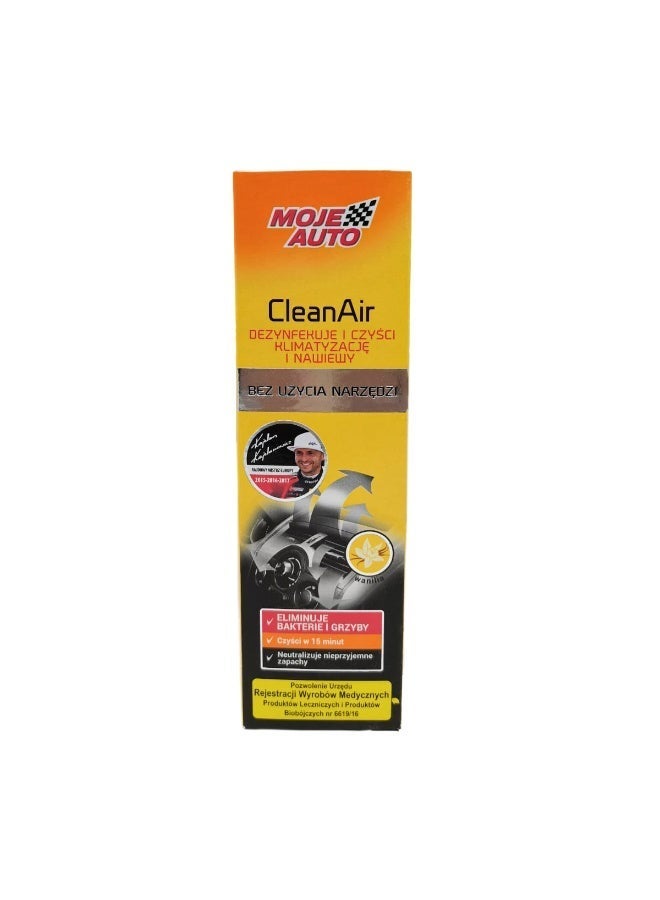 Moje Auto CleanAir Car AC Cleaner Spray 150ml, Air Conditioner Disinfectant, Odor Remover, Interior Vent Cleaning Foam - Image 2
