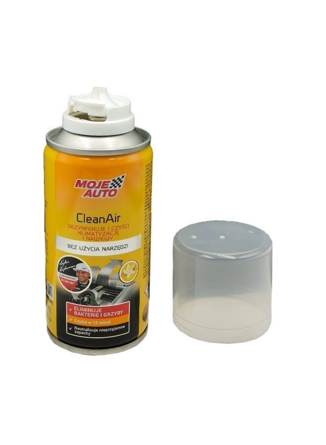 Moje Auto CleanAir Car AC Cleaner Spray 150ml, Air Conditioner Disinfectant, Odor Remover, Interior Vent Cleaning Foam - Image 3