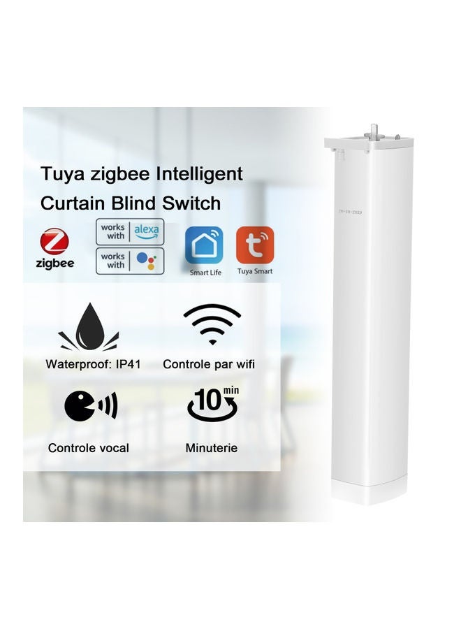 NIBEMINENT Intelligent Curtain Blind Switch Silver - Image 4