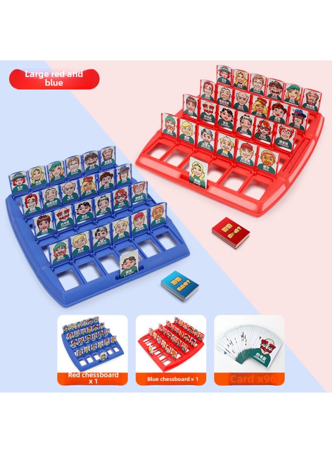 Children's Desktop Gaming Guess Who Am I Logic Reasoning Educational Parent-Child Interactive Toy Paper Card Game-Color:Guess Who I AM (E-Commerce Box)  - Image 1