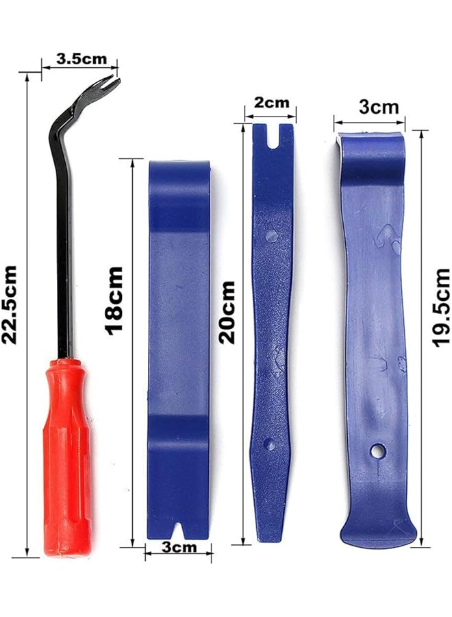 Beauenty 12Pcs Blue Auto Car Audio Dash Tirm Panel Installer Interior Door Modeling Clip Set Dashboard Removal Opening Repair Tool Kit - Image 4