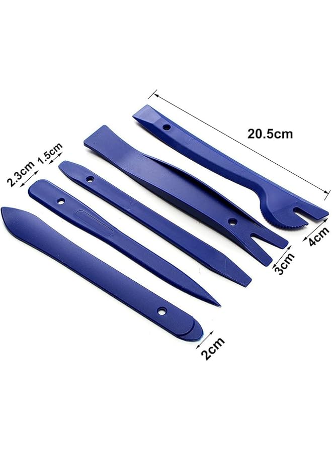 Beauenty 12Pcs Blue Auto Car Audio Dash Tirm Panel Installer Interior Door Modeling Clip Set Dashboard Removal Opening Repair Tool Kit - Image 2