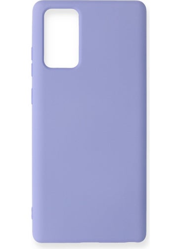 HappyCase Samsung Galaxy Note 20 Case Nano Velvet Silicone Inside - Lilac  - Image 1