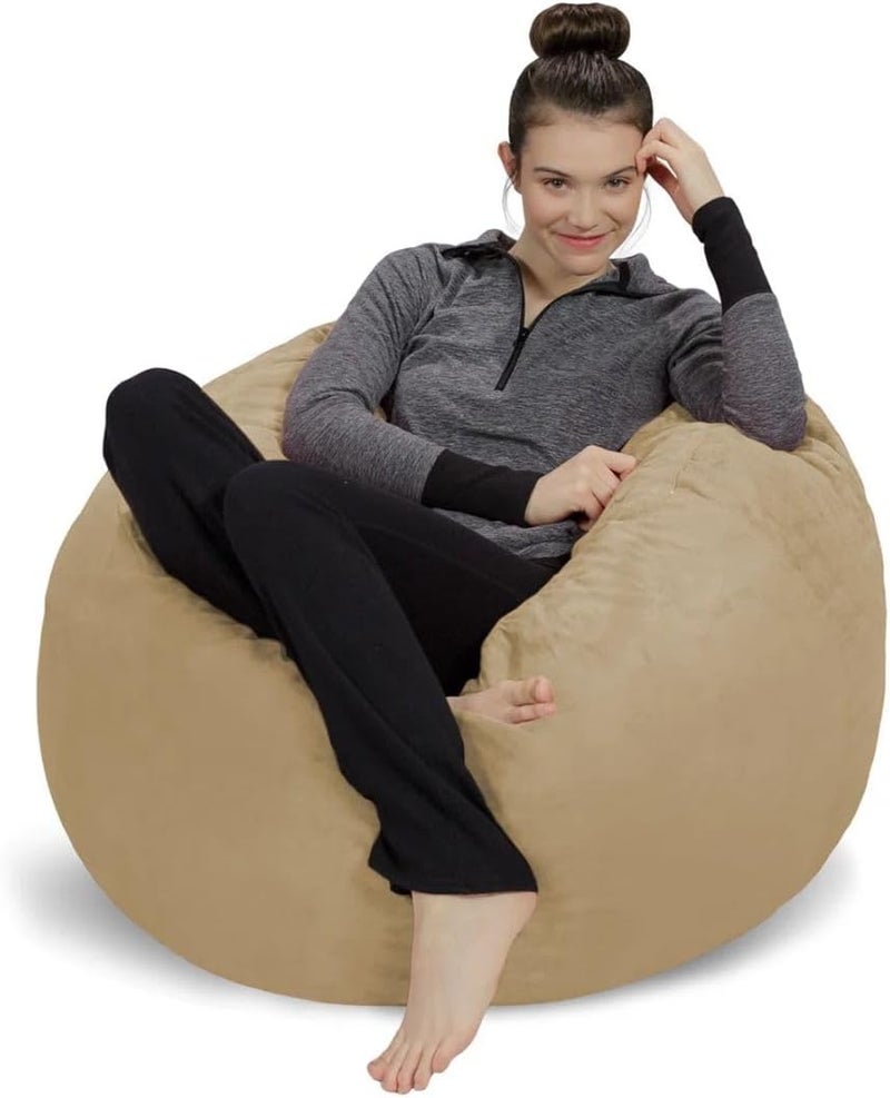 Comfynest Plush Memory Foam Bean Bag Chair - Image 1