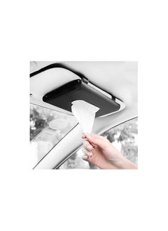 Generic Faux Leather Premium Napkin & Tissue Holder, For Backseat And Car Visor  - Image 1