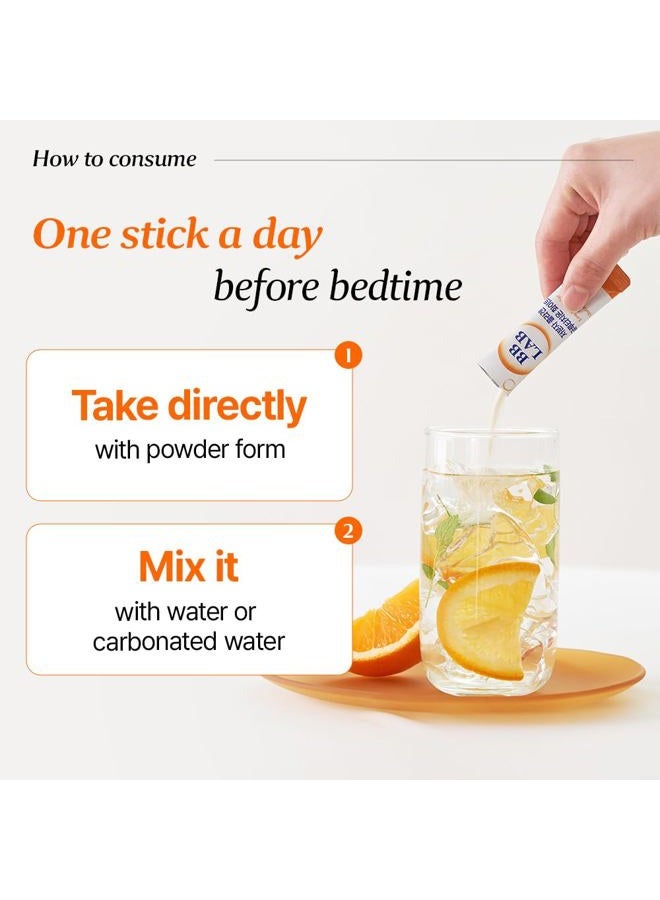 BB LAB Collagen Glutathione White, Low Molecular Korean Stick Supplement, Fish Peptides, Vitamin C, Vitamin E, Glutathione, Fast abosorption, Orange Flavor - Image 5