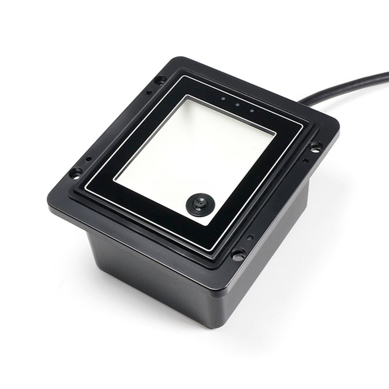 Embedded 1D 2D Barcode Scanner QR Bar Code Reader Module Scanner RS232 Serial Port Connection Auto Scanning for Gate Machine Tickets Checking Mobile Payment - Image 1