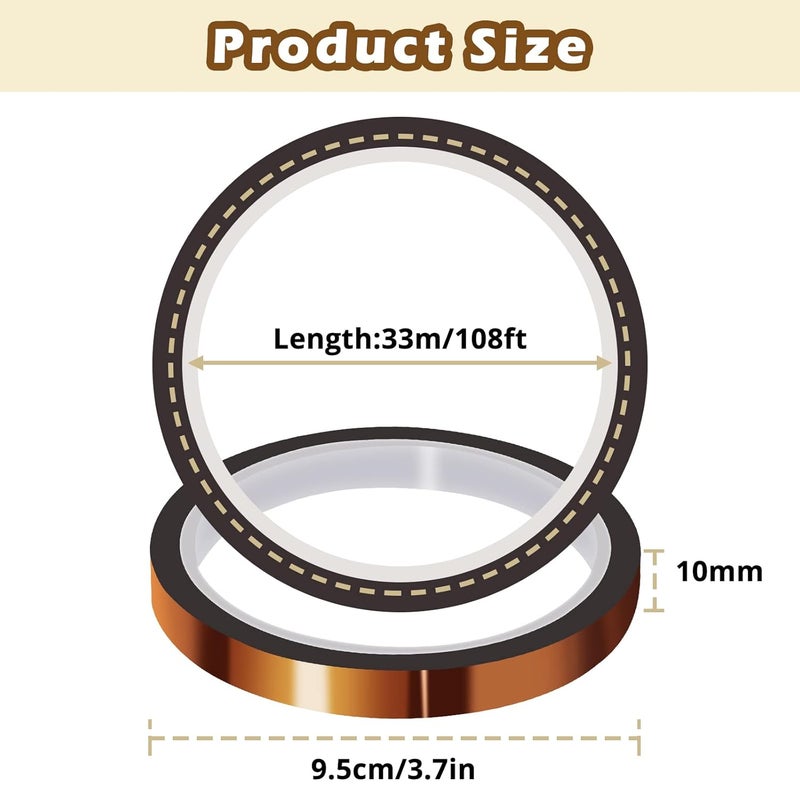 اتش تي في رونت شريط حراري للتسامي - 2 بكرة 10 مم - Image 2