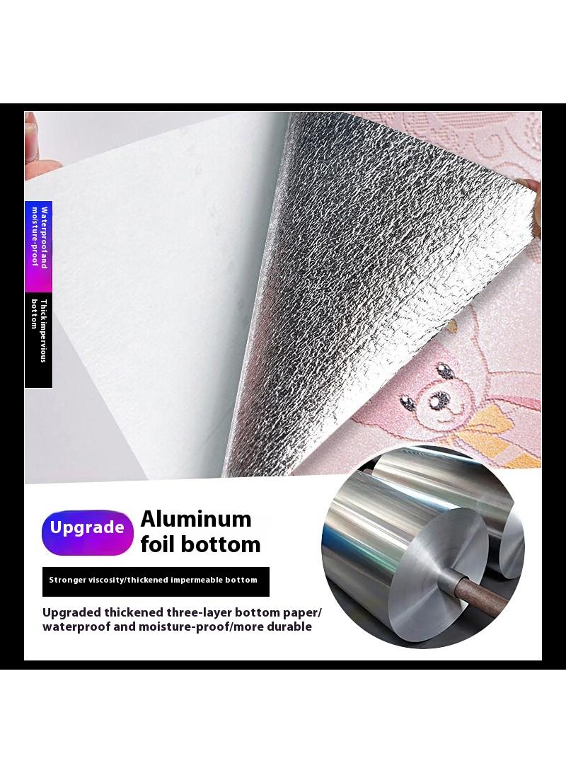 Bluejw Pink Bear Design Thicken Waterproof Self-Adhesive Wallpaper For Kids Room 0.53*9.5 Meters - Image 3