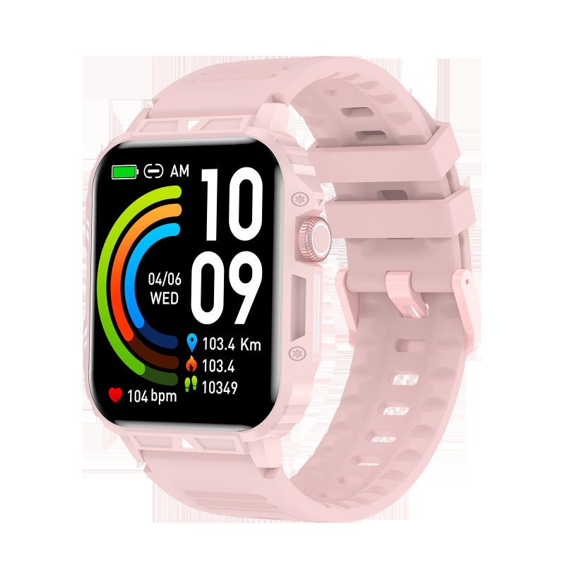 New L81 Smartwatch Voice Call Bluetooth Heart Rate Blood Pressure Tracker Black - Image 2