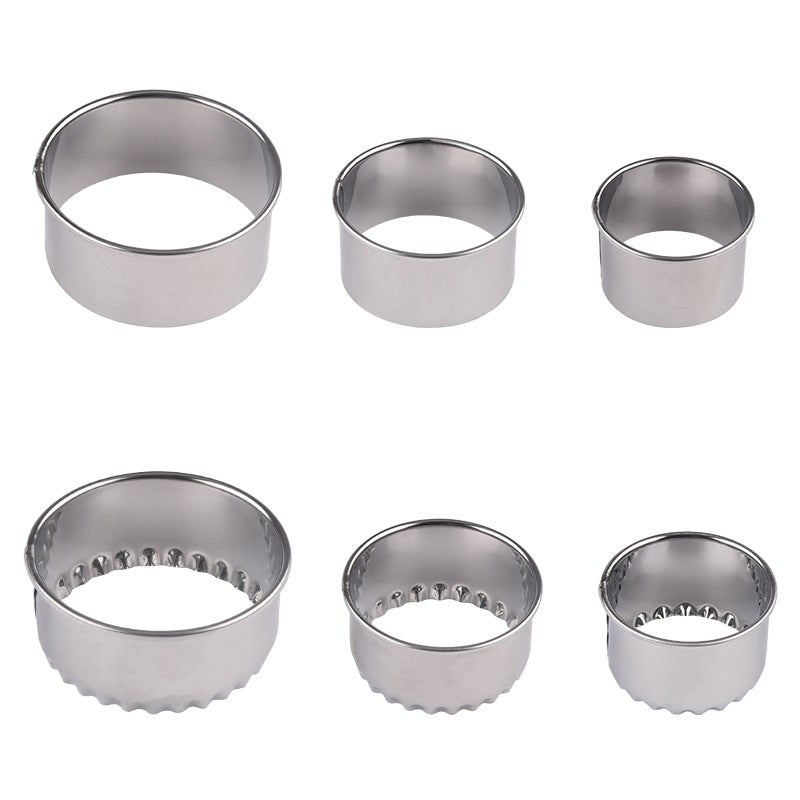 Stainless Steel Round Dumpling Wrapper Cutting Mold Biscuit Mold Cake Mousse Ring Toast Grinding Tool Handmade Rice Ball Wrapped Wontons - Image 5