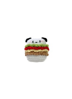 Plush Burger Dog For Apple AirPods Pro Earphone Case For Bluetooth Earphone Case AirPods 123 3-Color:Knitted-Hamburger Dog]-Applicable Model:airpods1/2nd Generation General