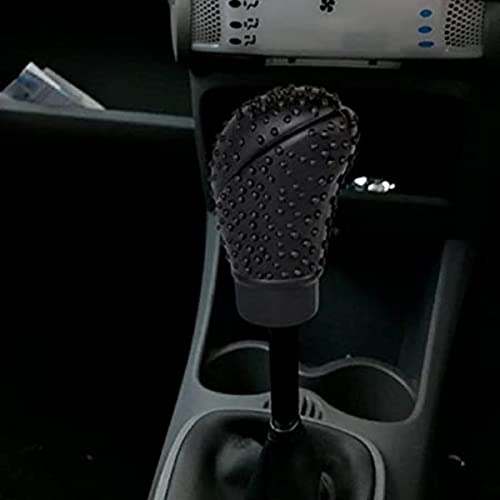 Aksmit Anti-Scratch Soft Car Auto Silicone Nonslip Oval Gear Shift Knob Protector Cover (Black) for Urban Cruiser - Image 3