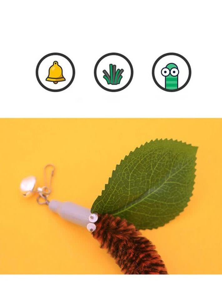 مجموعة ألعاب كاتربيلر من الثقة ، لعبة عصا دعابة من الريش ، 3 قطع - Image 2