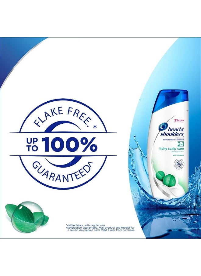 Head and Shoulders Itchy Scalp Care with Eucalyptus 2-in-1 Anti-Dandruff Shampoo + Conditioner 8.45 Fl Oz