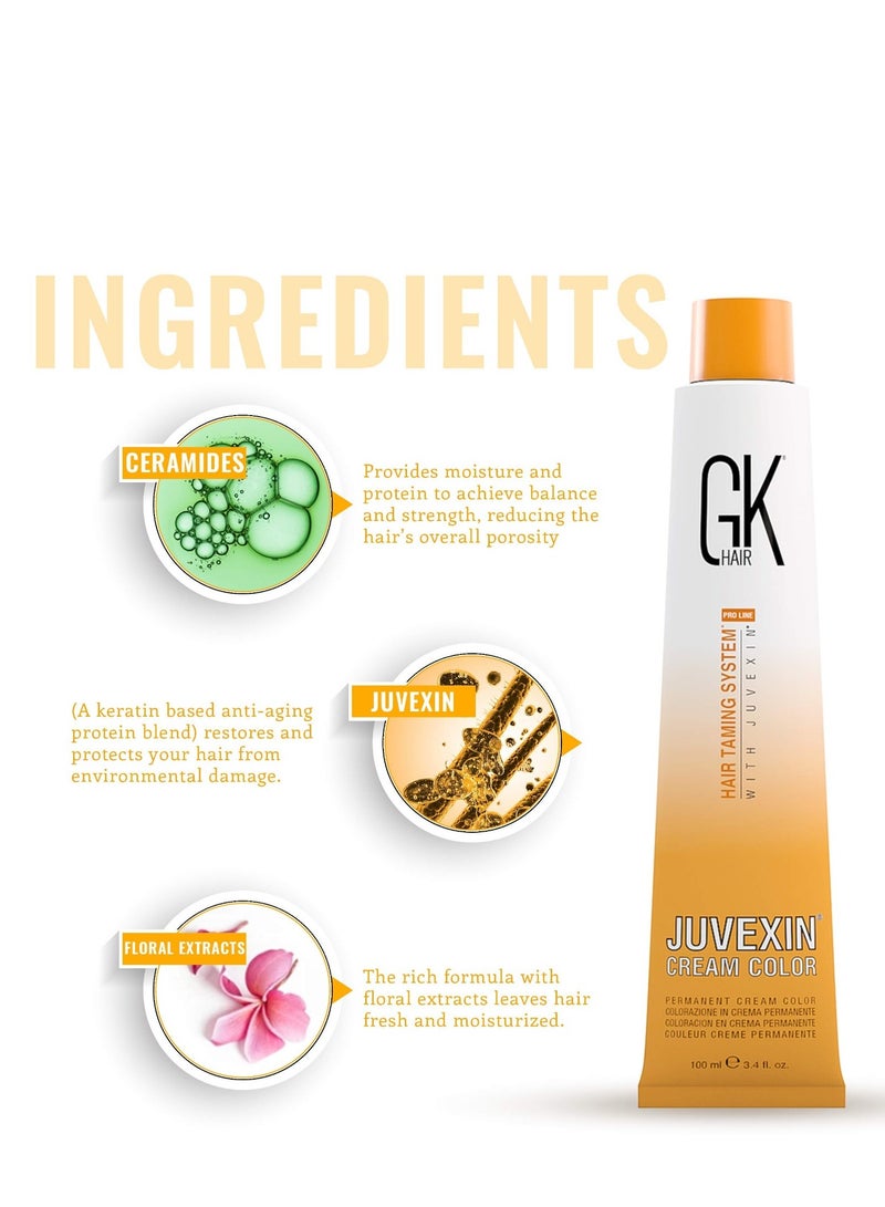 جي كيه هير صبغة كريم جوفيكسين اشقر رمادي بلاتين رقم 10.1 - Image 2