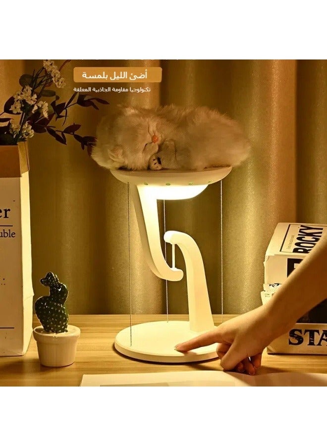 general Creative bedroom suspension anti-gravity LED table lamp mobile phone 15W fast wireless charging atmosphere light - Image 3