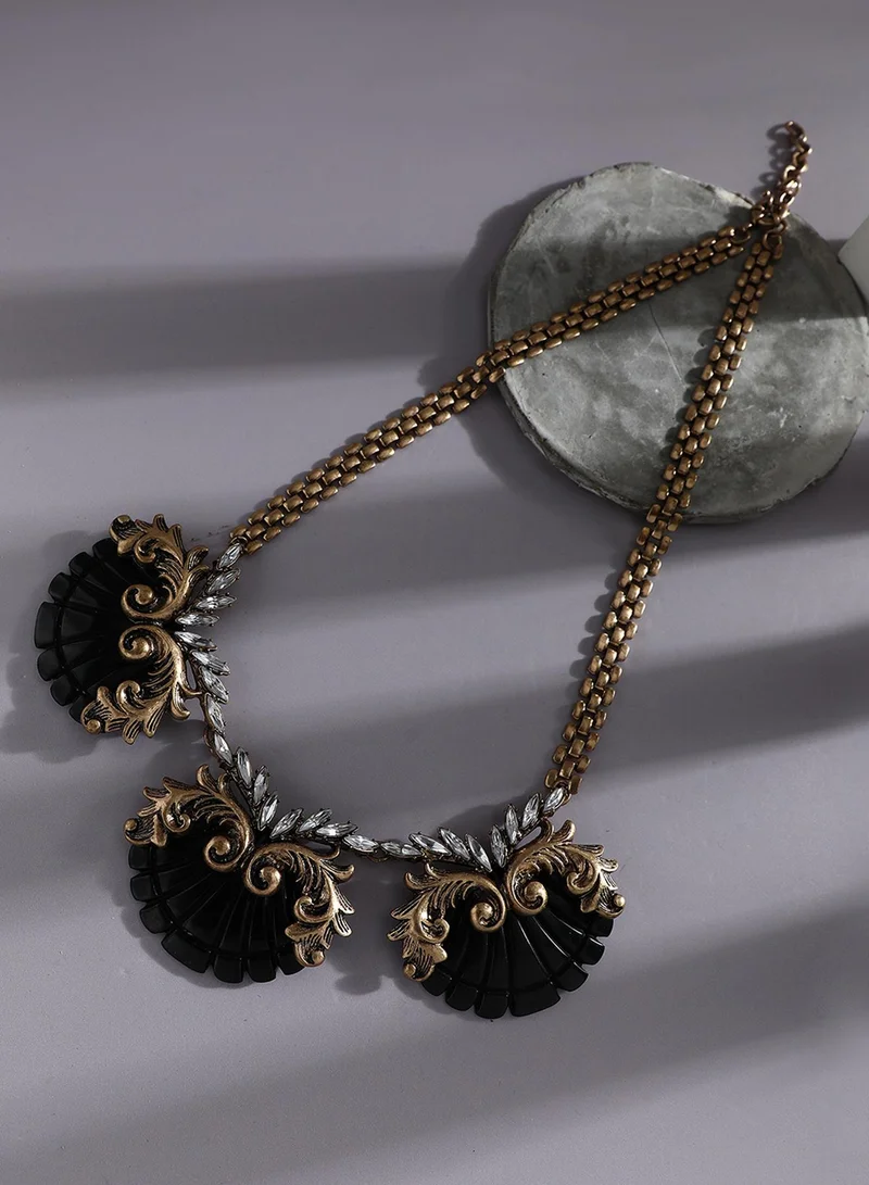 SOHI Designer Statement Stone Artificial Necklace Jewellery