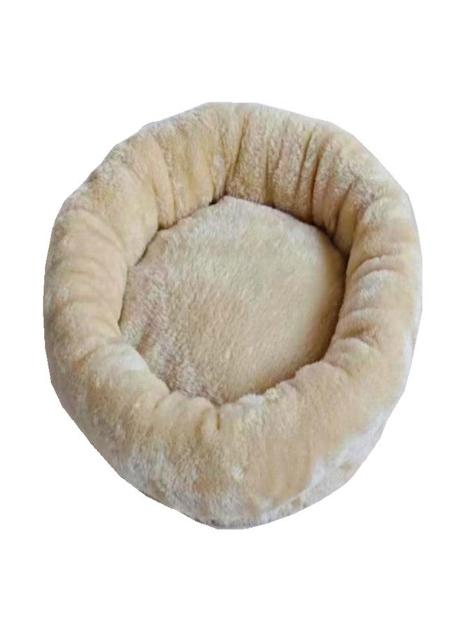 SHENGOCASE ملحقات برج شجرة القطط قطع غيار غطاء وسادة علوية مستديرة لسرير القطط مع شريط مطاطي (11.8 بوصة، بيج) - Image 1