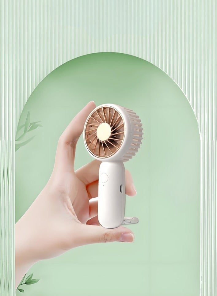 مروحة صغيرة محمولة 60 جرام، رياح USB قوية، محمولة، تصميم حلقة تسلق خارجية، قاعدة مضادة للانزلاق - Image 5