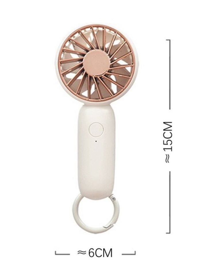 مروحة صغيرة محمولة 60 جرام، رياح USB قوية، محمولة، تصميم حلقة تسلق خارجية، قاعدة مضادة للانزلاق - Image 4